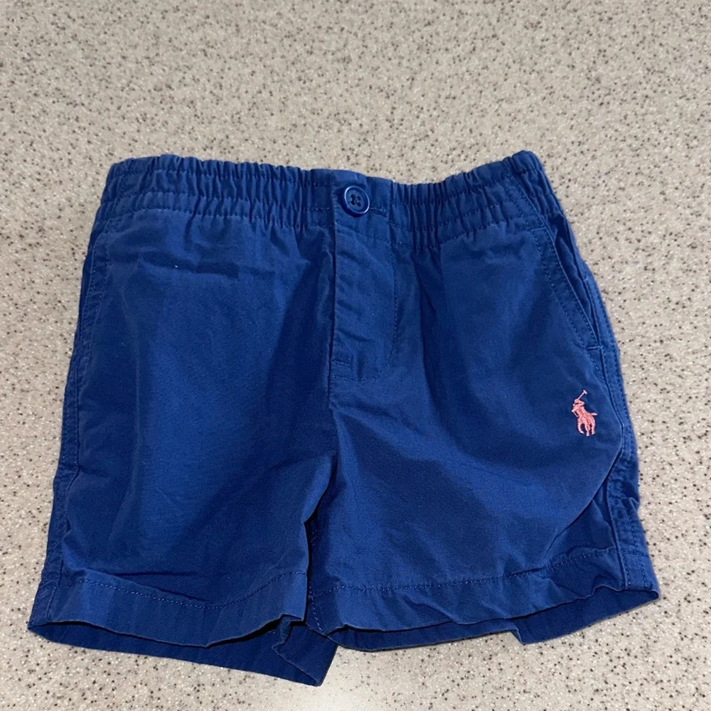 Ralph Lauren, Polo rider logo Blue Shorts size 6 months